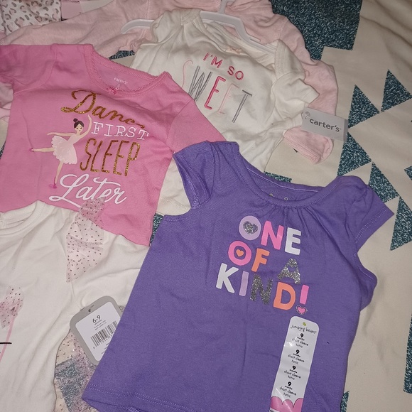 30+ Pieces Baby Girls Clothing Sizes 6-9 Months Some NWT Some used - Picture 7 of 16